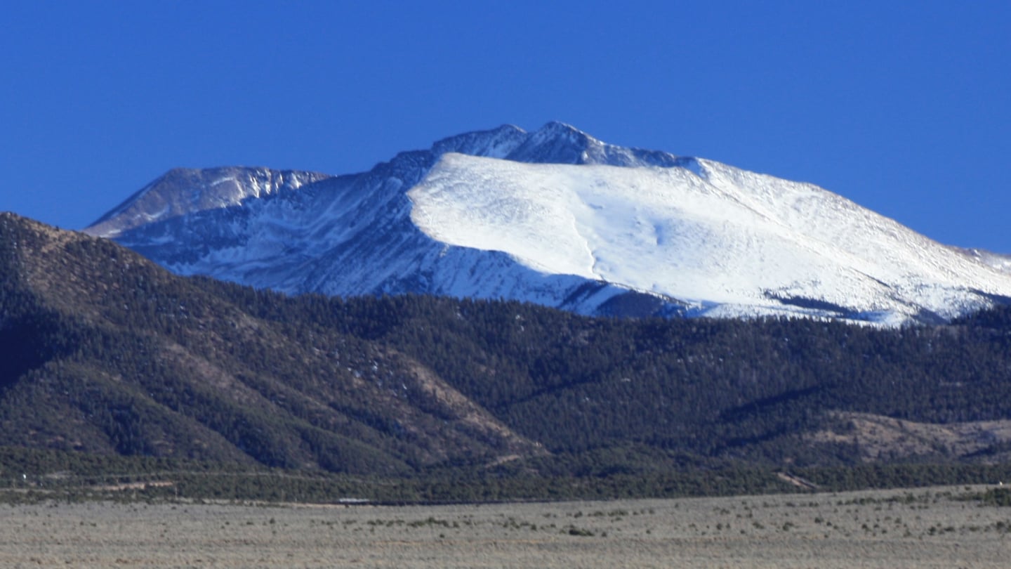 Culebra Peak in Colorado, a major prominence peak with 4,803 ft of prominence