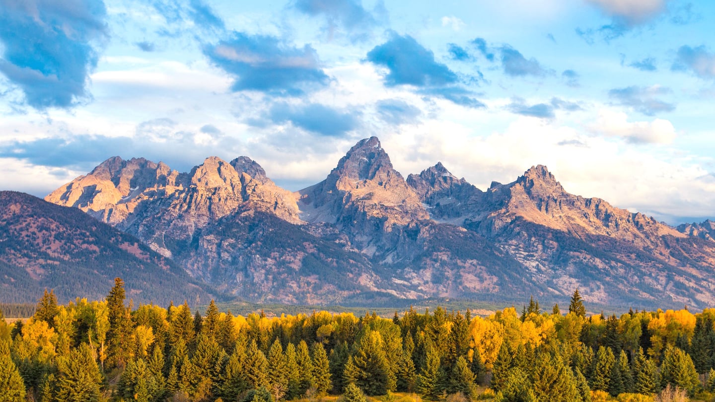 Grand Teton summit landscape