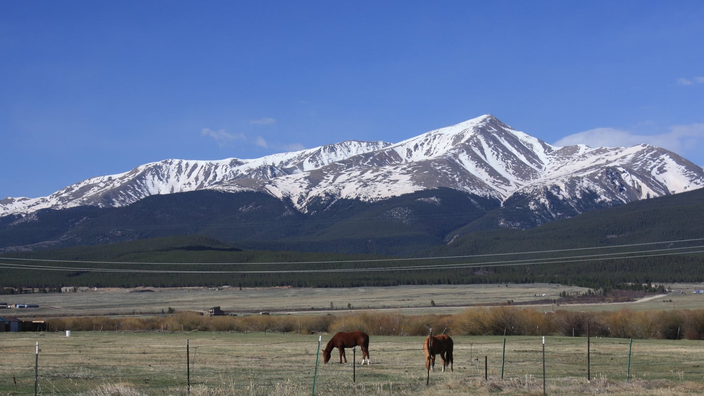 Mount Elbert summit landscape
