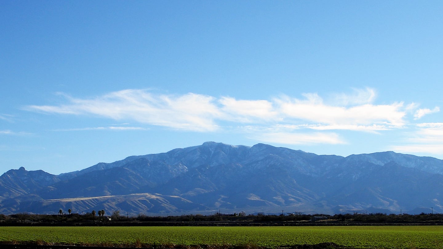 Mount Graham in Arizona, an ultra-prominent peak with 6,313 ft of prominence