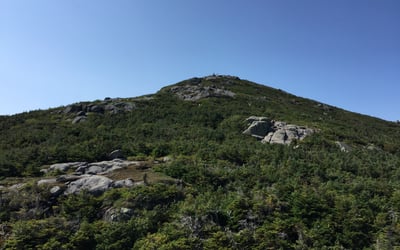 Mount Marcy in NY, a major prominence peak with 4,917 ft of prominence