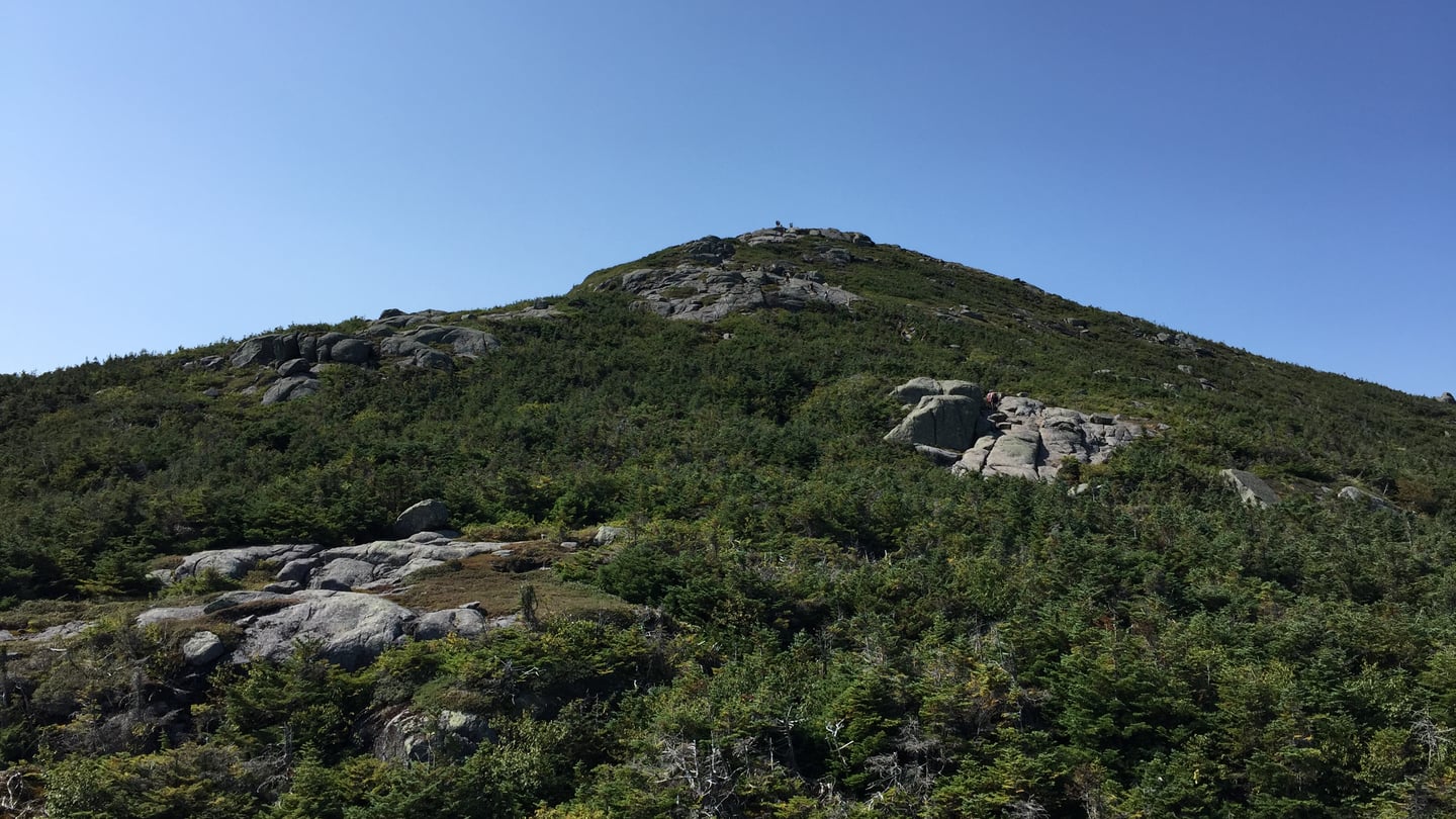 Mount Marcy in NY, a major prominence peak with 4,917 ft of prominence