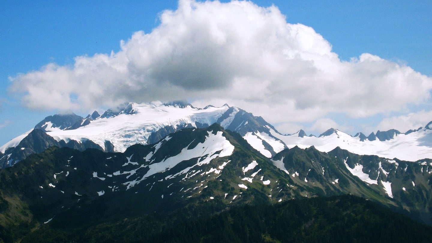 Mount Olympus summit landscape