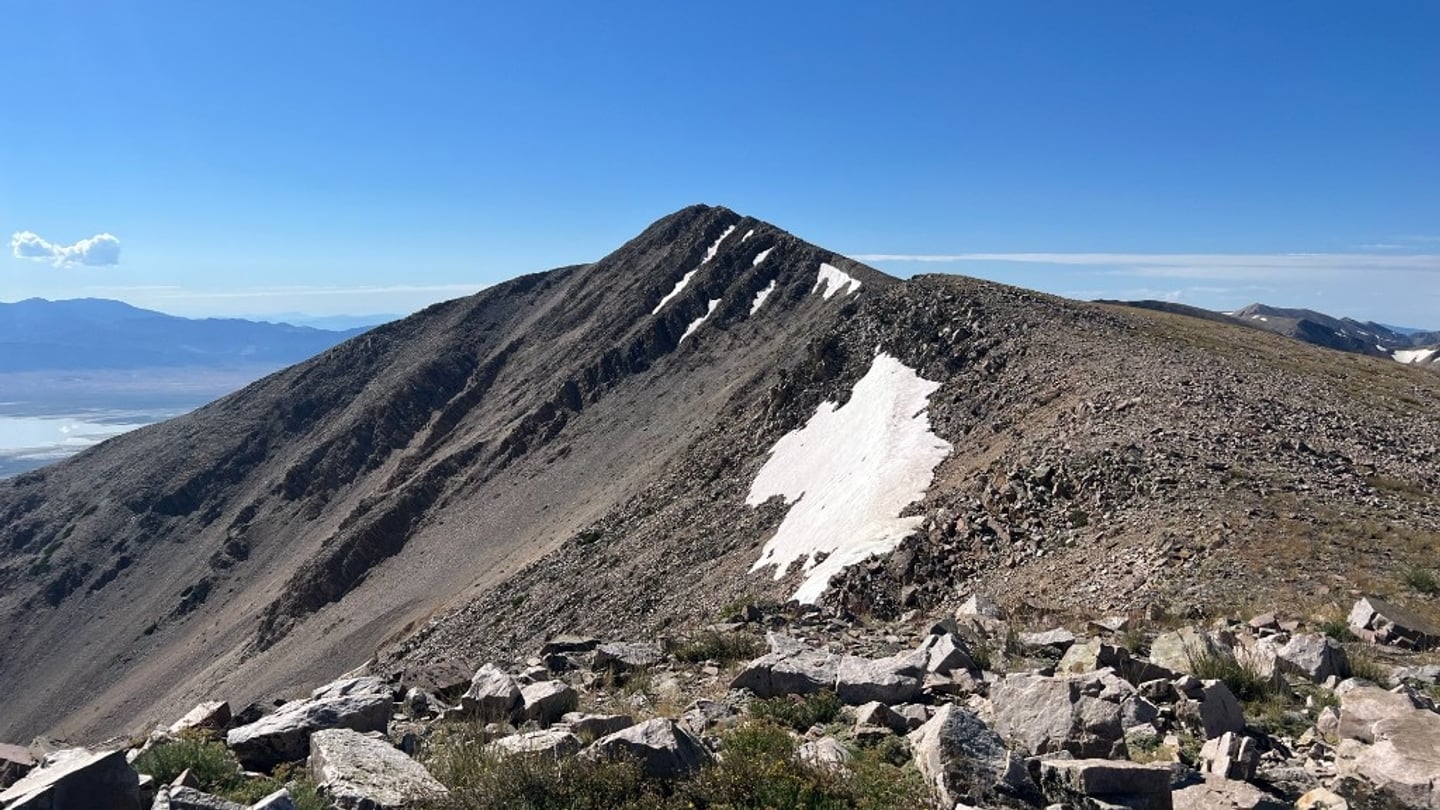 North Schell Peak summit landscape
