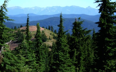 Scotchman Peak in Idaho, a major prominence peak with 4,665 ft of prominence