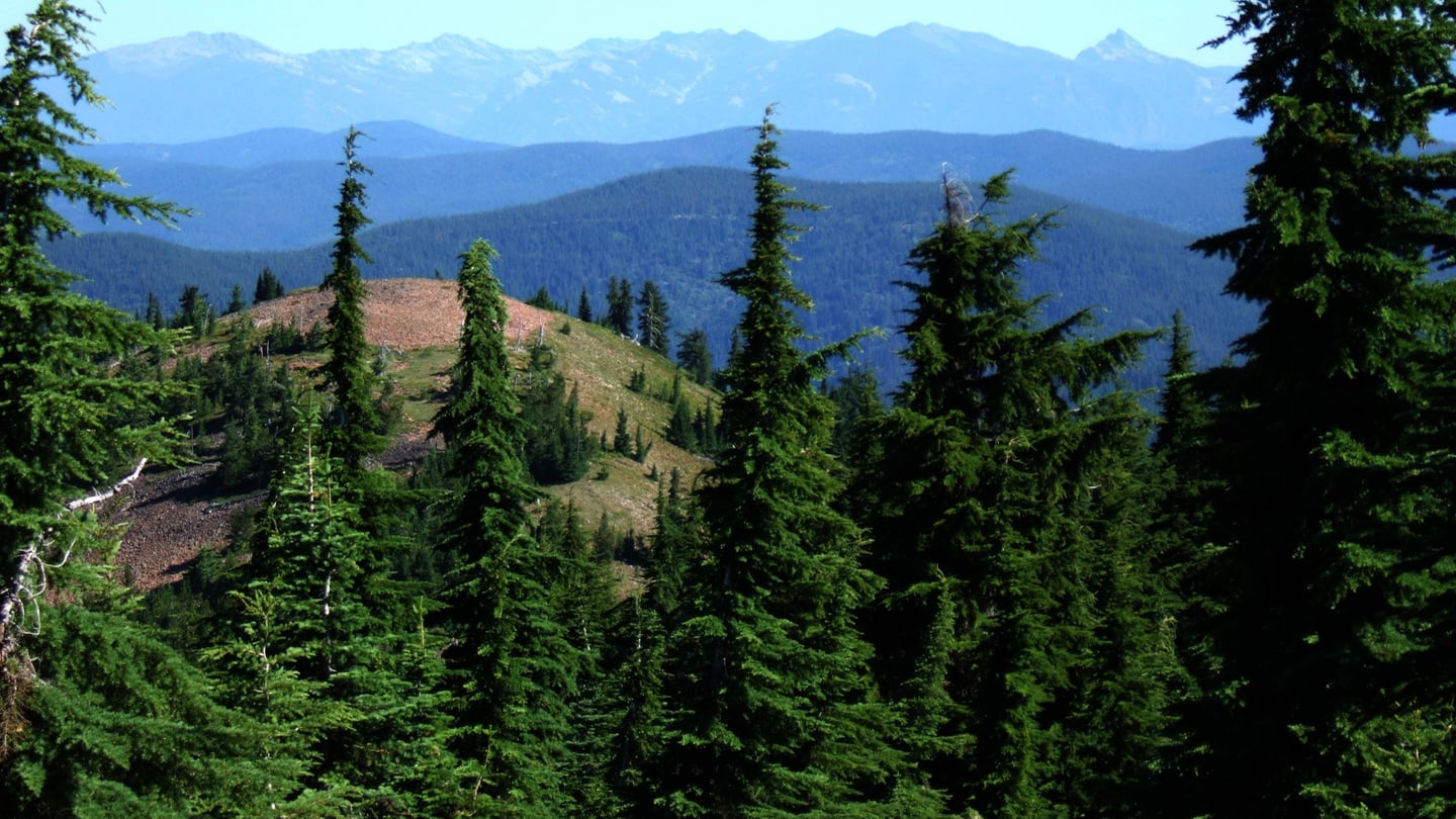 Scotchman Peak in Idaho, a major prominence peak with 4,665 ft of prominence