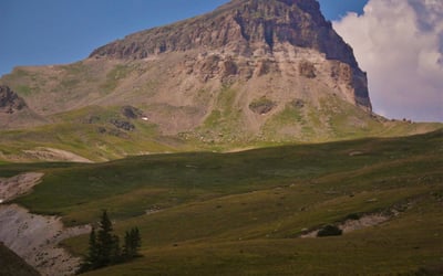 Uncompahgre Peak in Colorado, a major prominence peak with 4,249 ft of prominence